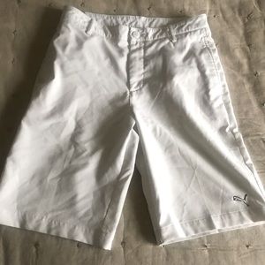 Puma White Golf Shorts XL